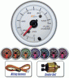 Universal Glow Shift 7 Color Fuel Pressure Gauge - 100 PSI - Gray - GS-G711