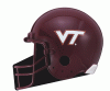 Universal Pilot College Helmet Hitch Receiver - Virginia Tech - 1PC - CR-H960
