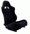Universal Rampage Race Seat - All Black - 124105