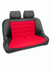 Corbeau Baja Bench Seat Black Vinyl Headrest - 40 Inch - HR01