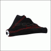 Universal Spec-D Suede Shift Boot with Red Stitch - SKB-BLKSU-RS