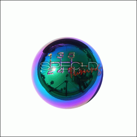 Mercedes  Universal Spec-D 310 Style 6 Speed Manual Shift Knob - Neo Chrome - SK-310NC-6-SD