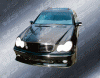 Mercedes-Benz C Class VIS Racing OEM Black Carbon Fiber Hood - 01MEW2034DOE-010C