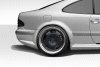 Mercedes-Benz CLK Duraflex Black Series Look Wide Body Rear Fender Flares - 2 Piece - 112561