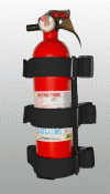 Rugged Ridge Fire Extinguisher Holder - Black - Single - 13305-21