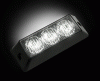 Universal Recon High-Intensity Strobe Light Module with Black Base - White - 3-LED 12 Function 3-Watt - 26421WH