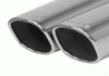 Mercedes-Benz S Class 300SL Remus Rear Silencer with Dual Exhaust Tips - Square - 507193 0542