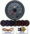 Universal Glow Shift 7 Color Fuel Pressure Gauge - 100 PSI - Black - GS-C711
