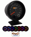 Universal Glow Shift 7 Color Tachometer Gauge - Black - GS-C709