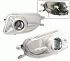 Mercedes-Benz CLK 4 Car Option Projector Fog Light Kit - Kit Chrome - LHF-MBZ98CLKE