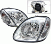 Mercedes-Benz SLK 4 Car Option Headlights - Chrome - LH-MBSLK98C-DP