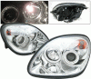 Mercedes-Benz SLK 4 Car Option Projector Headlights - Chrome - LP-MBSLK98CC-YD-NR