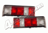 Mercedes-Benz C Class 4 Car Option Taillights - Red & Clear - LT-MBZW201RC-KS