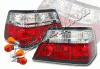 Mercedes-Benz E Class 4 Car Option Taillights - Red & Clear - LT-MBZE85R-KS