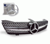 Mercedes CLS Front Hood Grille - GRA-W2190608WSLN-BK
