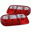 Mercedes-Benz E Class Anzo G2 Taillights with Red & Clear Housing - Without LED - 221162