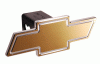 Universal Defenderworx Cutout Bowtie Billet Hitch Cover - Gold - 30005