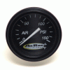 RideTech White Dual Needle Gauge with Fittings - 31960001