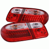 Mercedes-Benz E Class Anzo G2 LED Taillights with Red Housing - Clear Lens - 321114