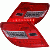 Mercedes-Benz C Class Anzo LED Taillights with Red Housing - Clear Lens - 321202