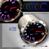 RPM Tachometer Gauge 7 Color