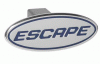 Universal Defenderworx Escape Script Oval Billet Hitch Cover - Blue - 65001