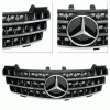 MERCEDES-BENZ ML350 AND ML450 BLACK GRILLE WITH EMBLEM