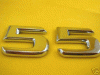 Chrome 55 Trunk Emblem