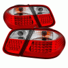 Mercedes-Benz CLK Xtune LED Tail Lights - Red Clear - ALT-JH-MBW20898-LED-RC