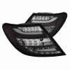 Mercedes-Benz C Class Spyder LED Tail Lights - Incandescent Model only - Black - ALT-YD-MBZC08-LED-BK