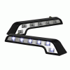 Spyder DRL L-Shape MB Style LED Lights - Black - CBL-DRL-LBENZ-BK