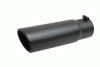 Gibson Black Ceramic Rolled Edge Angle Exhaust Tip - 500639-B