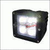 Universal Spec-D 3" 4 LED Work Light Square - Spot Beam Pattern - LF-3204SSQ