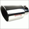 Universal Spec-D Exhaust Tip- 5 Inch Inlet, 8 Inch Outlet - MF-TP0508D-S-TD