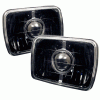 Spyder Projector Headlights 7x6 - Black - PRO-CL-7X6-BK