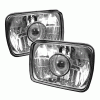 Spyder Projector Headlights 7x6 - Chrome - PRO-CL-7X6-C