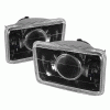 Spyder Projector Headlights 4x6 Inch - Black - PRO-OP-4X6-BK