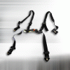 Universal Spec-D 4 Point Harness Cam Lock Seat Belt - Black - RSB-4PTBLK-RS