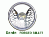 Hot Rod Deluxe Dante Full Wrap Billet Steering Wheel - SW-DANTE-X
