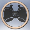 Hot Rod Deluxe Dragnlow Full Wrap Billet Steering Wheel - SW-DRAGNLOW