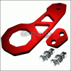 Universal Spec-D 8001 Style Front Tow Hook - Red - TOW-8003RD