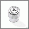 Mercedes Silver Valve Caps