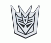 Universal Defenderworx Transformers Decepticon Billet Emblem - 901085