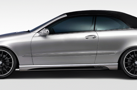 Mercedes  Mercedes-Benz CLK Duraflex Duraflex W-1 Side Skirts Rocker Panels - 2 Piece - 108828