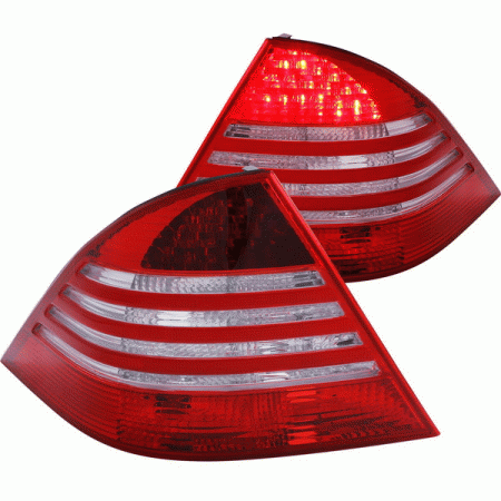 Mercedes  Mercedes-Benz S Class Anzo LED Taillights with Red Housing - Clear Lens - 321055
