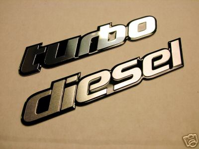 Mercedes  Turbo Diesel Chrome Black