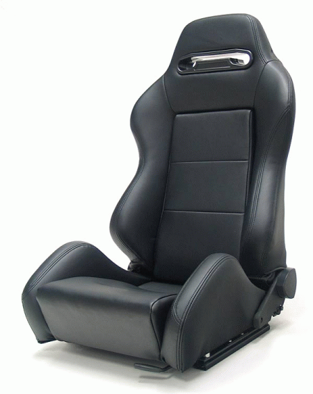 Mercedes  Black Synthetic Leather Racing Seats Gallant WRX