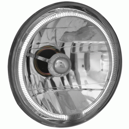 Mercedes  Anzo H4 Round Headlight with CCFL Halo - 7 Inch - 861069