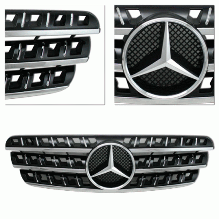 Mercedes  MERCEDES-BENZ ML-CLASS W164-STYLE BLACK GRILLE