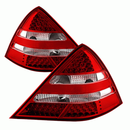 Mercedes  Mercedes-Benz SLK Xtune LED Tail Lights R171 AMG Style - Red Clear - ALT-JH-MBR17098-LED-RC